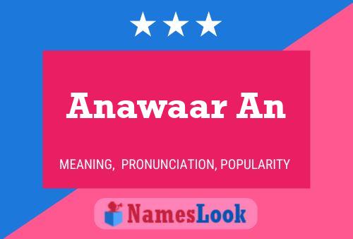 Anawaar An Name Poster