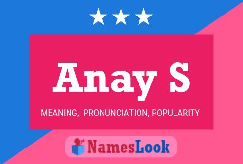 Anay S Name Poster