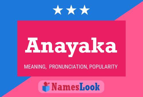 Anayaka Name Poster