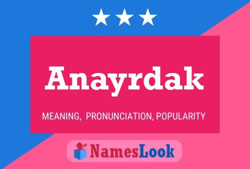 Anayrdak Name Poster