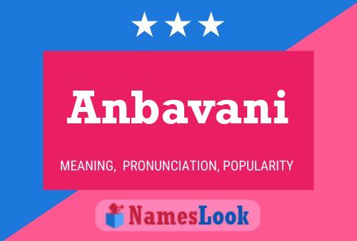 Anbavani Name Poster