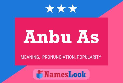 Anbu As Name Poster