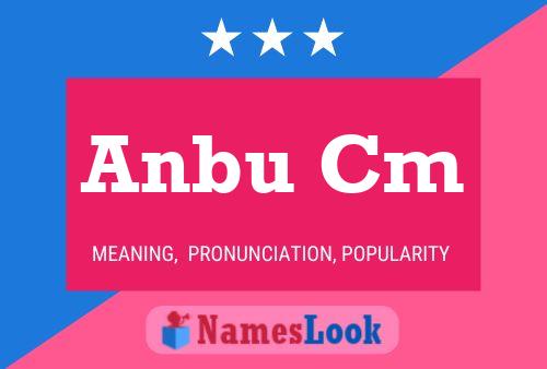 Anbu Cm Name Poster