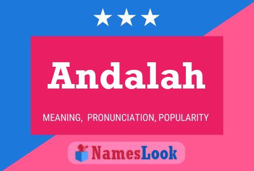 Andalah Name Poster