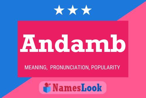 Andamb Name Poster