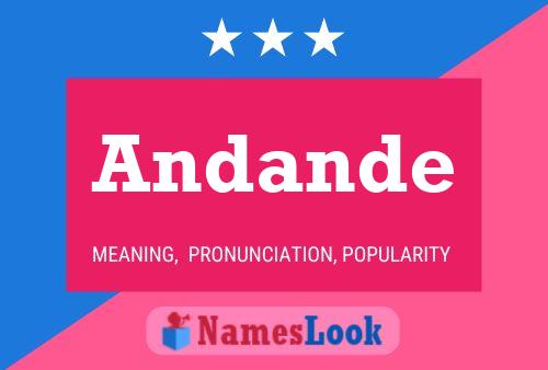 Andande Name Poster