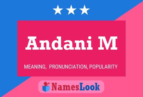 Andani M Name Poster