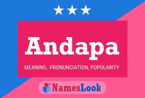 Andapa Name Poster