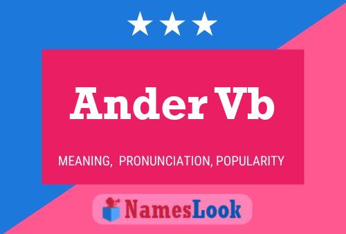 Ander Vb Name Poster