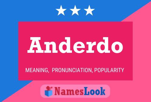 Anderdo Name Poster