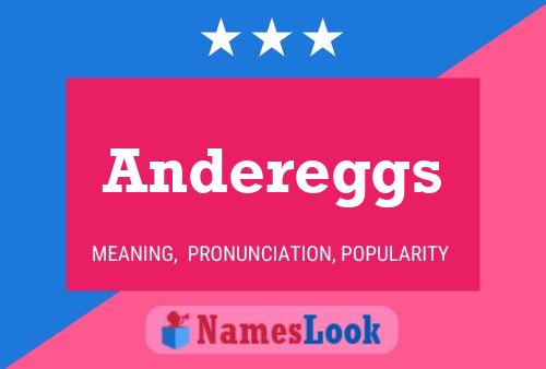 Andereggs Name Poster