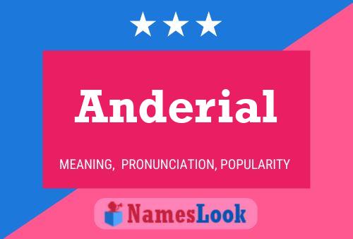 Anderial Name Poster