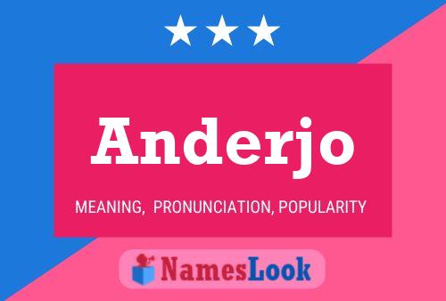 Anderjo Name Poster