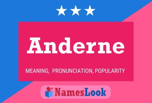 Anderne Name Poster