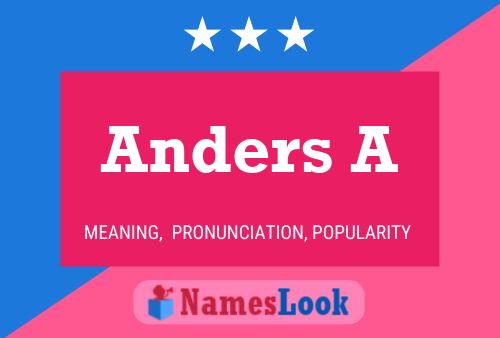 Anders A Name Poster