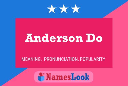 Anderson Do Name Poster