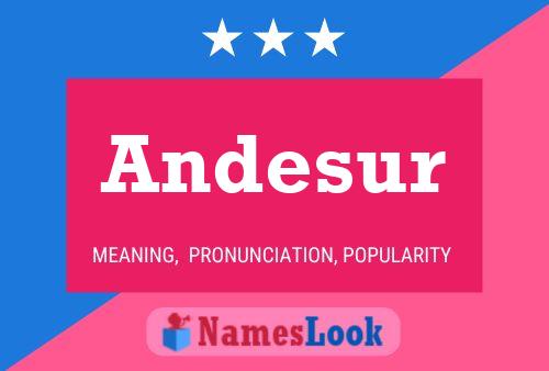 Andesur Name Poster