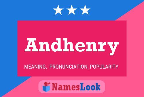 Andhenry Name Poster