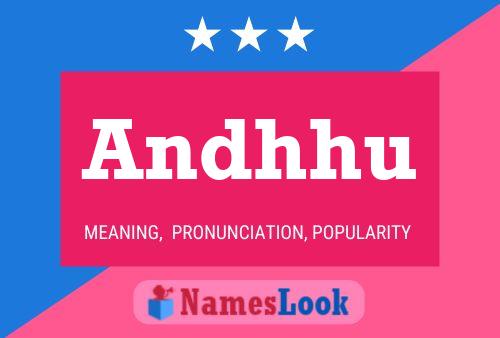 Andhhu Name Poster