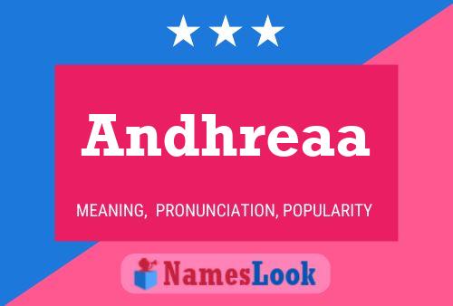 Andhreaa Name Poster