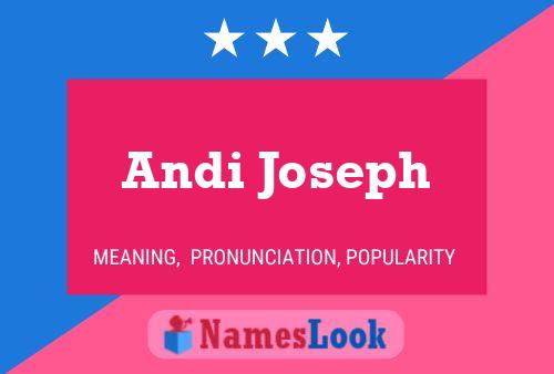 Andi Joseph Name Poster