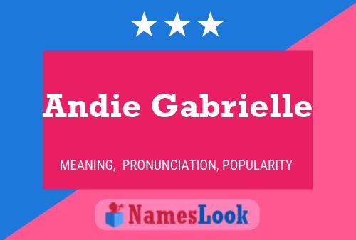 Andie Gabrielle Name Poster