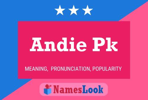 Andie Pk Name Poster