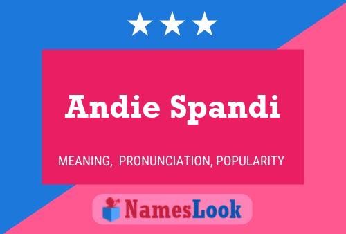 Andie Spandi Name Poster