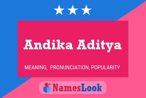 Andika Aditya Name Poster