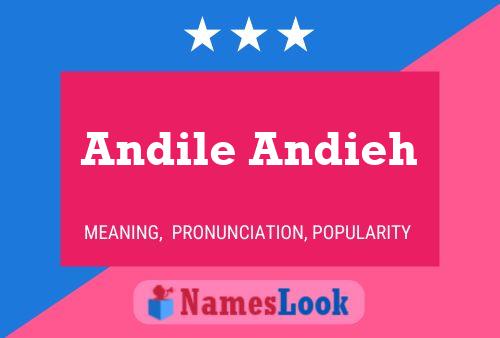 Andile Andieh Name Poster