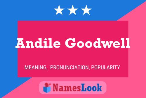 Andile Goodwell Name Poster