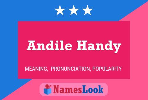 Andile Handy Name Poster