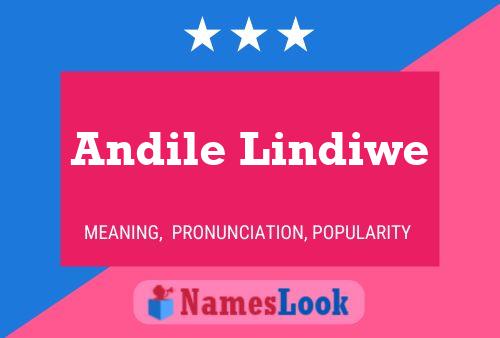 Andile Lindiwe Name Poster