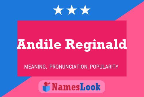 Andile Reginald Name Poster