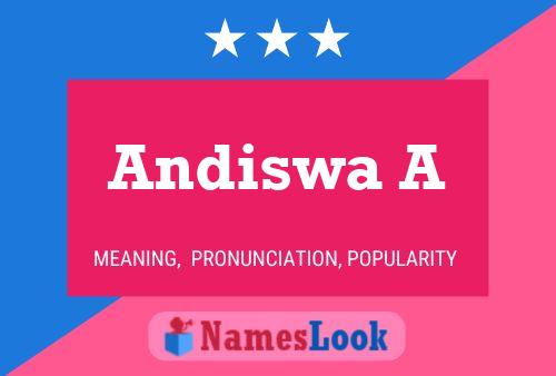 Andiswa A Name Poster