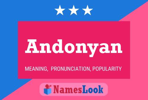 Andonyan Name Poster