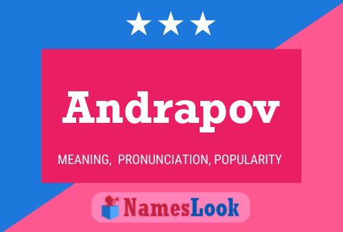 Andrapov Name Poster