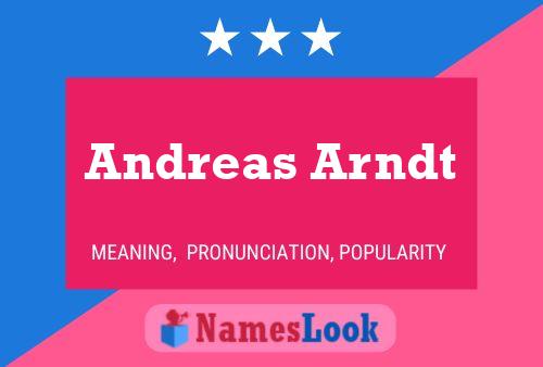 Andreas Arndt Name Poster