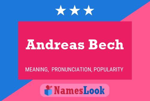 Andreas Bech Name Poster