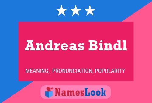 Andreas Bindl Name Poster