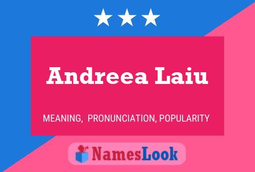 Andreea Laiu Name Poster