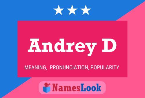 Andrey D Name Poster