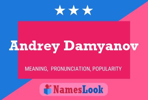 Andrey Damyanov Name Poster