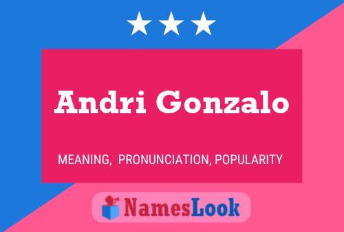 Andri Gonzalo Name Poster