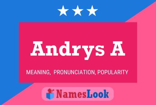 Andrys A Name Poster