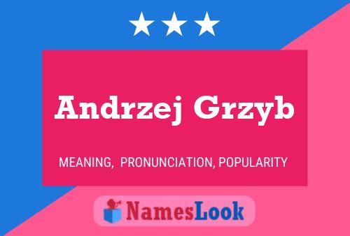 Andrzej Grzyb Name Poster