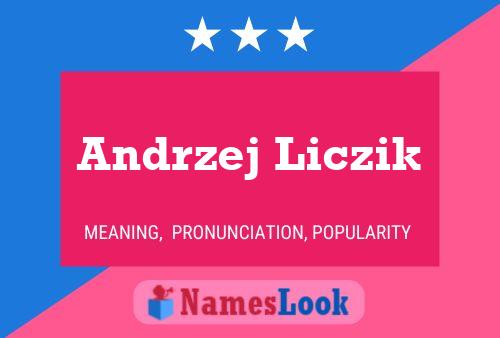 Andrzej Liczik Name Poster