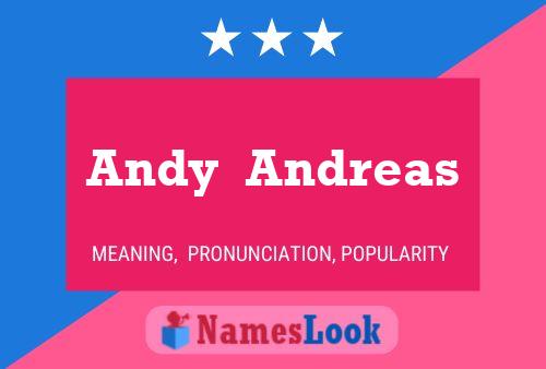 Andy  Andreas Name Poster