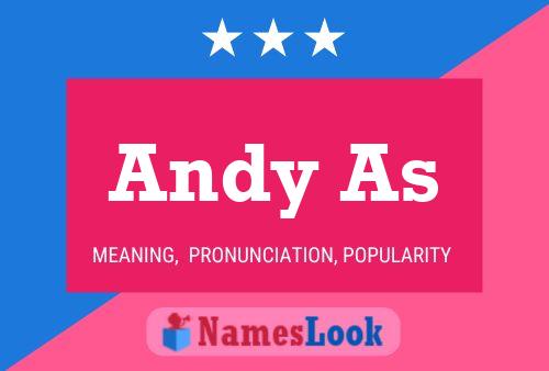 Andy As Name Poster