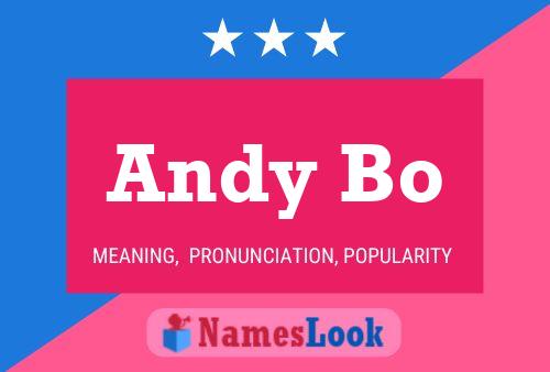 Andy Bo Name Poster